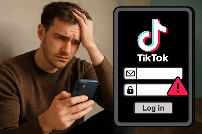 TikTok E posta veya Telefon Numarasıyla Giriş Sorunları