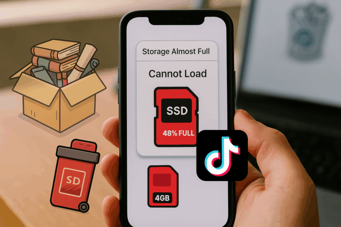 TikTok Yüklenemiyor Depolama Yetersizliği ve Profesyonel Çözüm