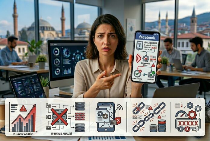 Facebook'ta Tanımadığım Cihaz Görünüyor Ama Benimse Mobil operatör IP havuzu